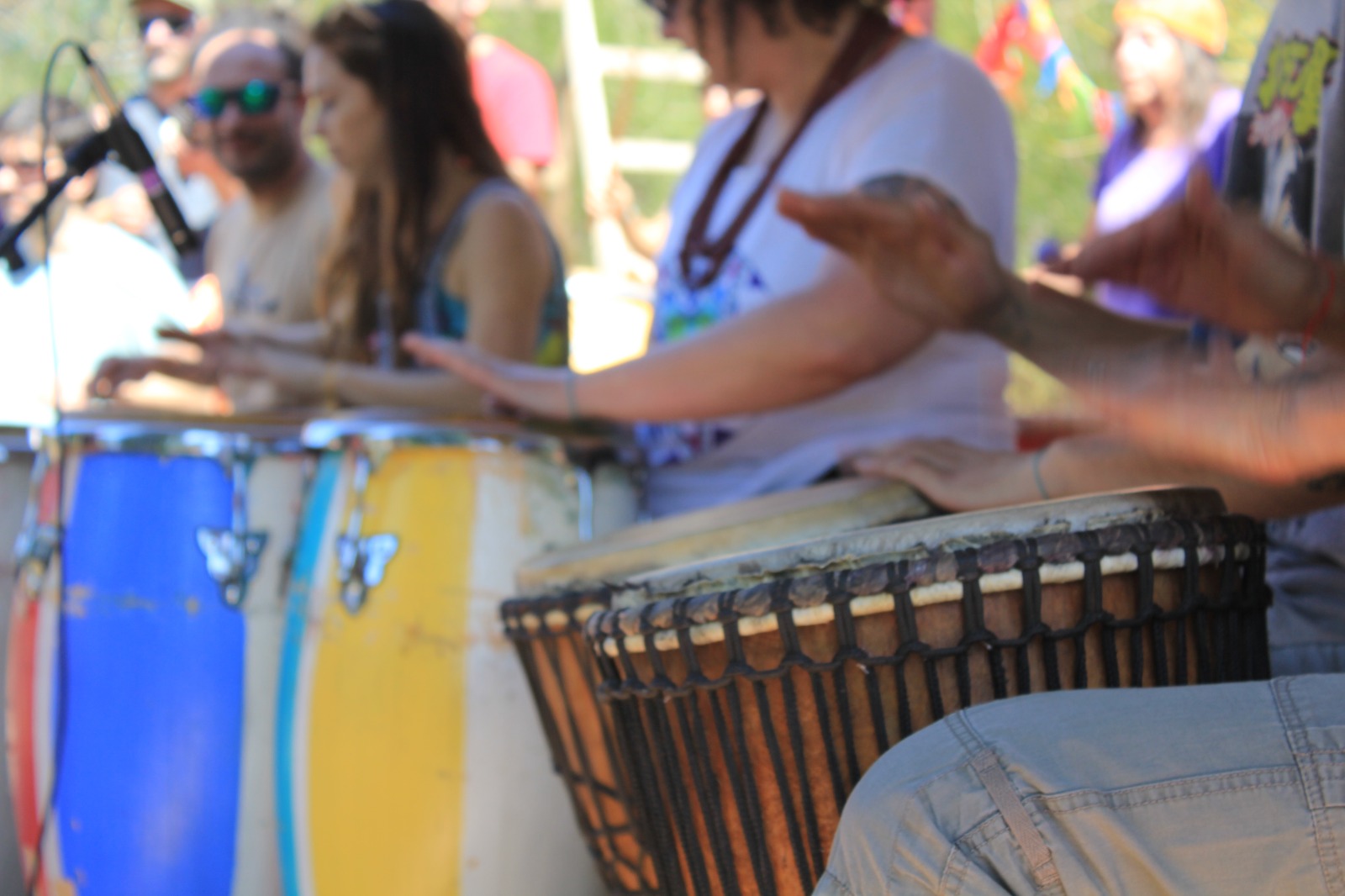 Propuesta de Percusión africana en Sincro Nube